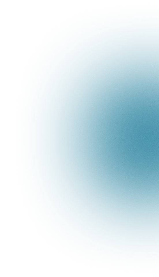 Abstract turquoise glow in the center, surrounded by a soft multicolored grainy gradient resembling a luminous halo.